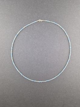 Aquamarin Halskette (46cm)
