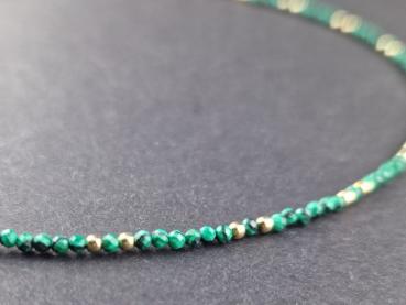 Preview: Malachit Halskette (38 cm)