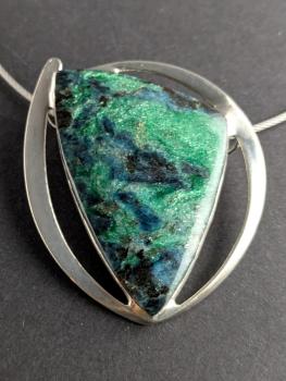 Fuchsit Kettenanhänger