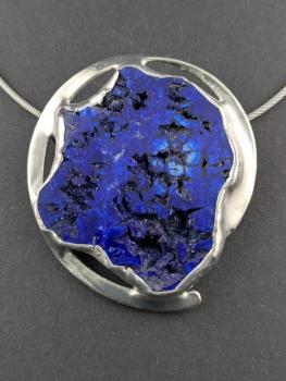 Azurit Kettenanhänger