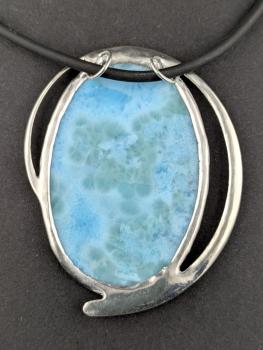 Larimar Kettenanhänger
