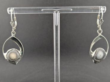 Preview: Calcedonrose Ohrhänger