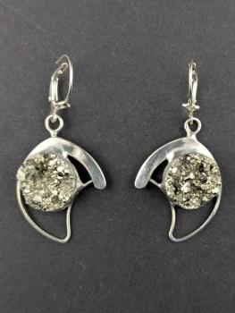 Pyrit Ohrhänger