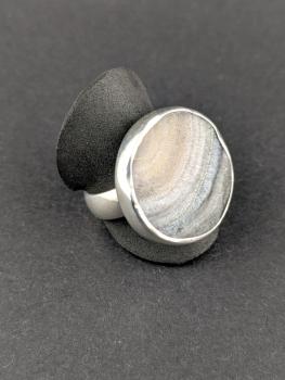 Chalcedonrosering (Größe 56)