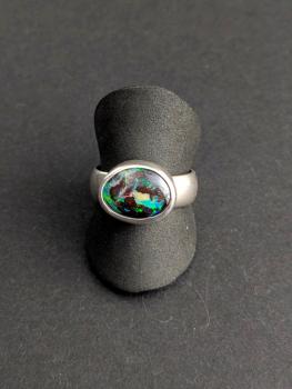 Preview: Boulder Opal Ring (Größe 53)