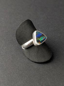 Preview: Boulder Opal Ring (Größe 52)