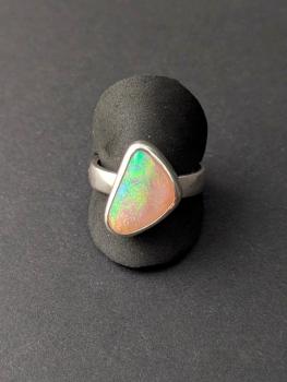Preview: Boulder Opal Ring (Größe 60)