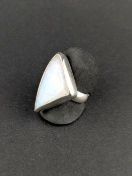 Preview: Regenbogenmondstein Ring (Größe 58)