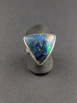 Azurit Malachit Ring (Größe 55)