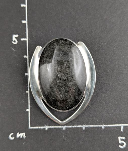 Silberobsidian Kettenanhänger