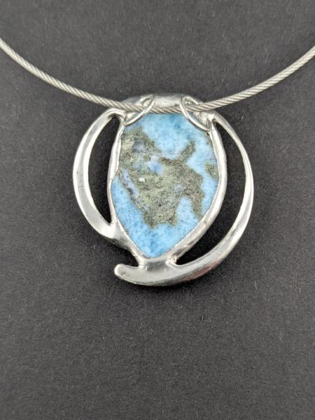 Larimar Kettenanhänger