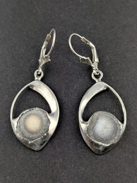 Calcedonrose Ohrhänger