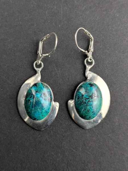 Chrysokoll Ohrhänger