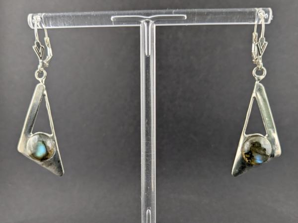 Labradorit Ohrhänger