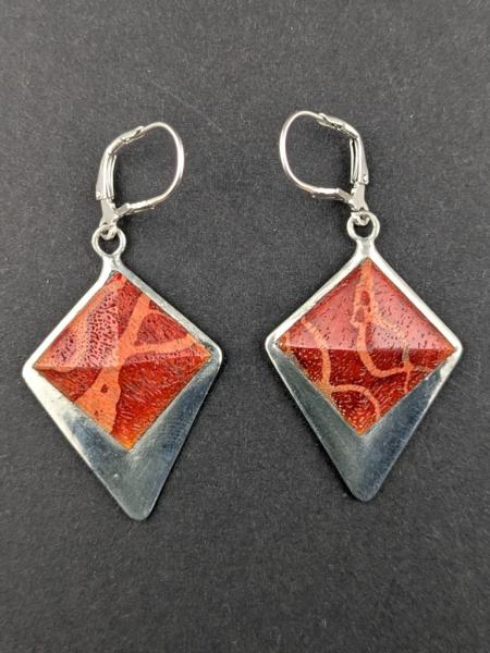 Schaumkoralle Ohrhänger