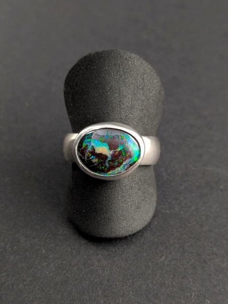 Boulder Opal Ring (Größe 53)