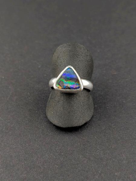 Boulder Opal Ring (Größe 52)