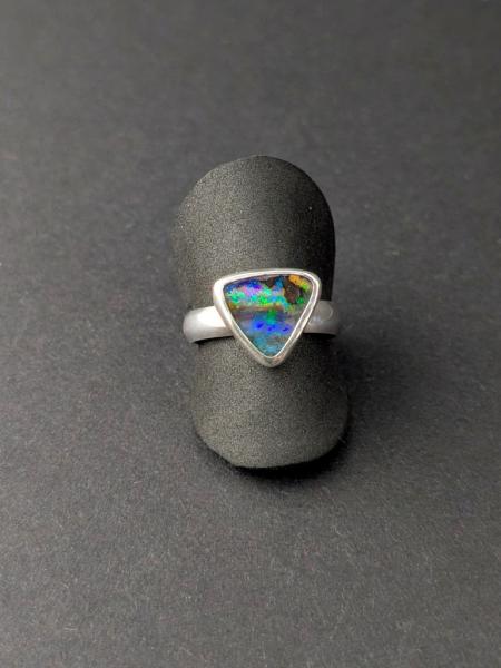 Boulder Opal Ring (Größe 52)