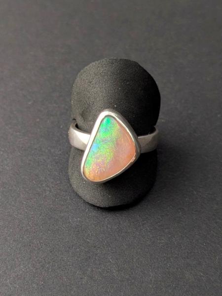 Boulder Opal Ring (Größe 60)