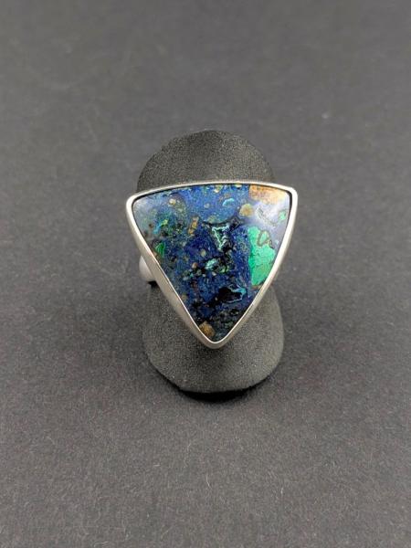 Azurit Malachit Ring (Größe 55)